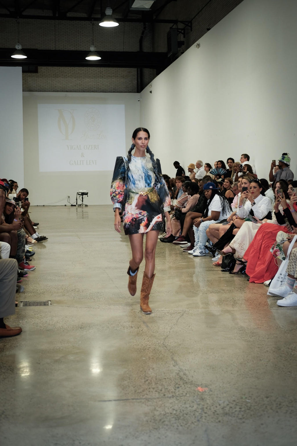 YIGAL OZERY X GALIT LEVI - THE FACE MINI DRESS