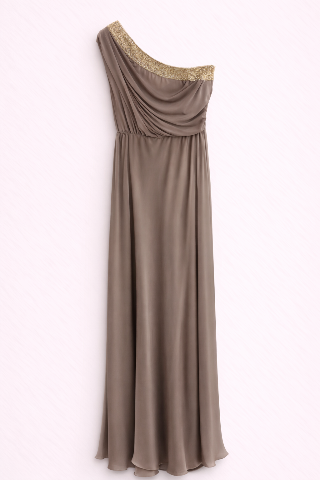 A SYMMETRIC SILK GOWN