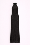 HALTER LACE DRESS