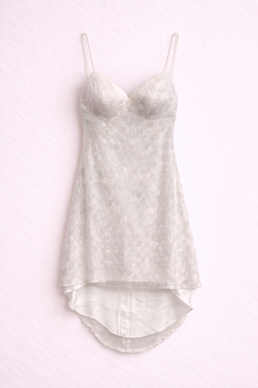 PARTY BIG SEQUINS MINI OPEN BACK DRESS