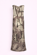 MY SKETCH - LONG STRAPLESS DRESS
