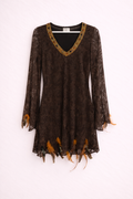FEATHERS BOHO TUNIC