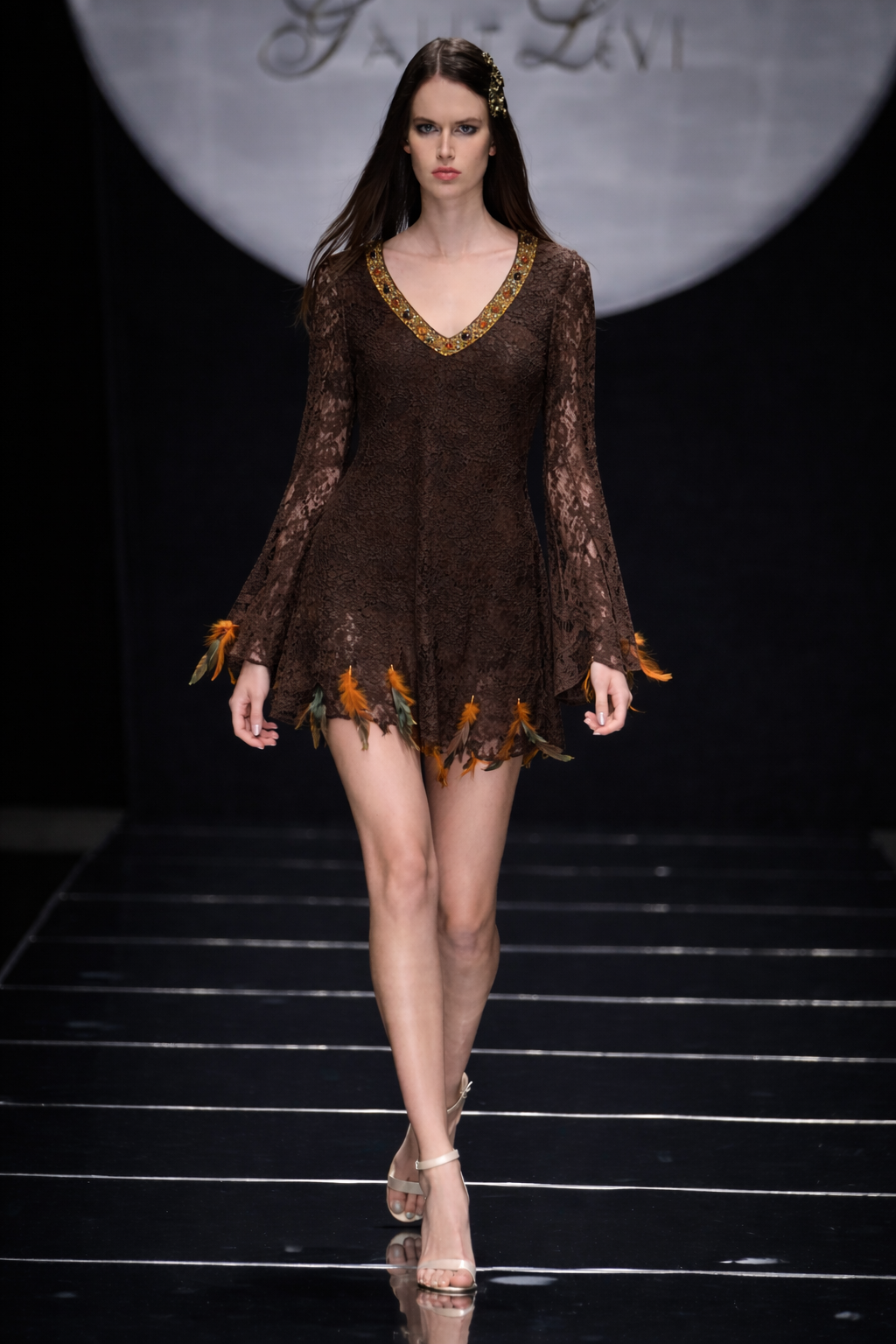 FEATHERS BOHO TUNIC