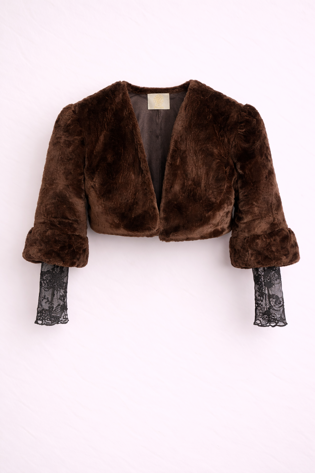 FAIR BOLERO WITH HALF LACE SLEEVES