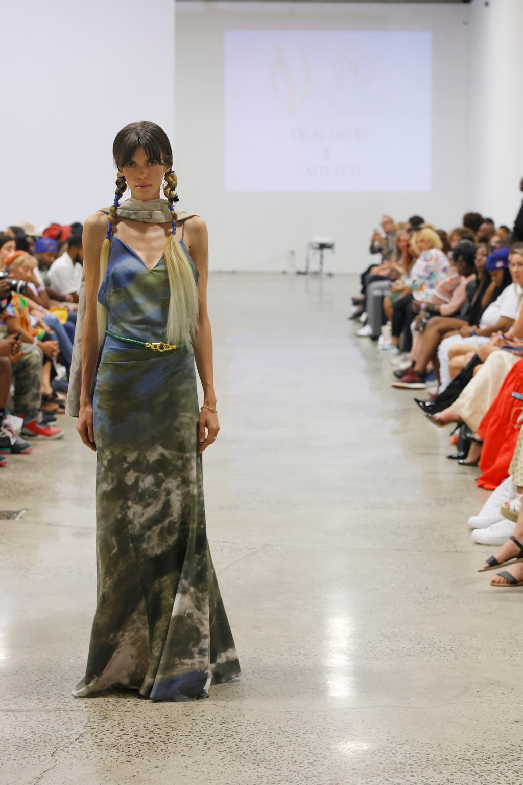 YIGAL OZERY X GALIT LEVI - THE OCEAN LONG DRESS