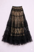 THE BLACK SWAN SKIRT - VINTAGE COUTURE